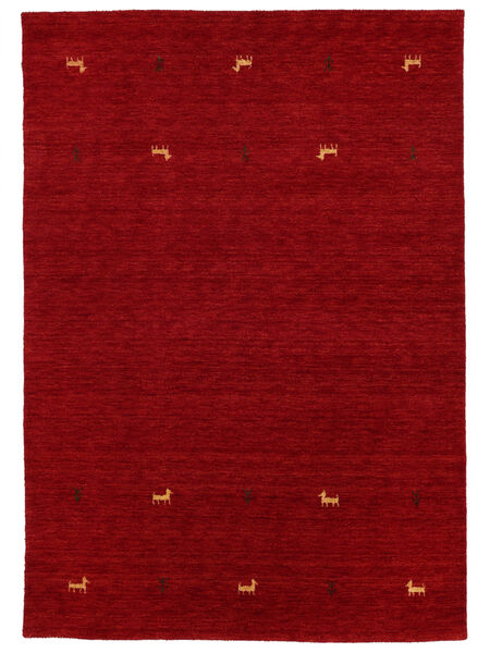  Gabbeh Loom Two Lines - Roşu Covor 160X230 Modern Roşu/Roșu-Închis (Lână, India)