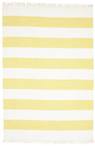  Cotton Stripe - Yellow Covor 160X230 Modern Lucrate De Mână Galben/Bej (Bumbac, India)