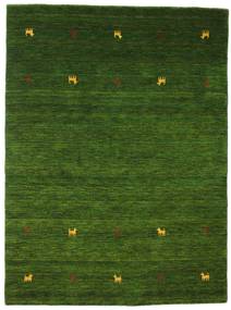  Gabbeh Loom Two Lines - Verde Covor 140X200 Modern Verde Închis (Lână, India)