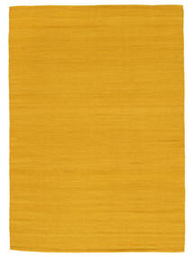  Chilim Loom - Yellow Covor 140X200 Modern Lucrate De Mână Galben (Lână, India)