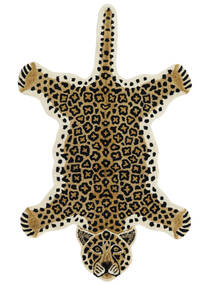 Leopard 100X160 Mic Bej Animal Covor Lână Covor 