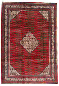  Sarouk Mir Covor 214X305 Orientale Lucrat Manual Roșu-Închis/Negru (Lână, Persia/Iran)