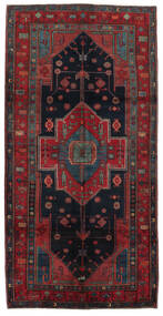  Zanjan Covor 148X300 Orientale Lucrat Manual Roșu-Închis/Negru (Lână, Persia/Iran)