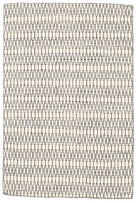  Chilim Long Stitch - Cremă Albă/Negru Covor 120X180 Modern Lucrate De Mână Cremă Albă/Negru (Lână, )