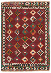  Covor Chilim Vintage Covor 148X212 Negru/Dark Red (Lână, Persia/Iran)
