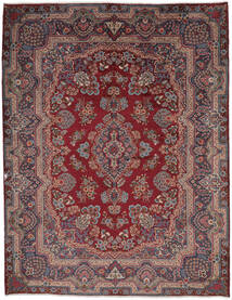  304X392 Yazd Covor Covor Dark Red/Negru Persia/Iran 