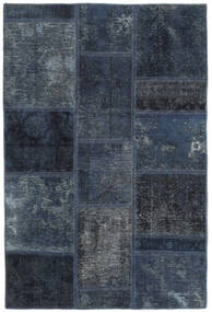  104X155 Patchwork Covor Negru/Albastru Închis Persia/Iran
 