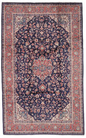  Mahal Covor 203X330 Orientale Lucrat Manual Negru/Roșu-Închis (Lână, Persia/Iran)