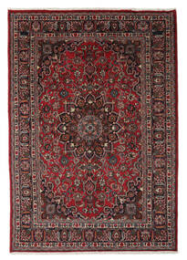  191X282 Mashhad Covor Covor Negru/Dark Red Persia/Iran 
