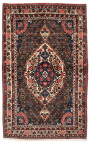  Covor Bakthiari Covor 133X205 Negru/Dark Red (Lână, Persia/Iran)