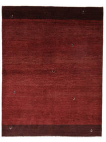  Gabbeh Persia Covor 150X194 Modern Lucrat Manual Negru/Roșu-Închis (Lână, Persia/Iran)