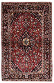  Covor Kashan Covor 98X151 Negru/Dark Red (Lână, Persia/Iran)