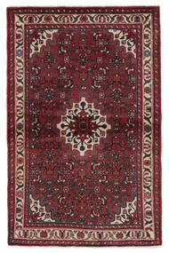  96X151 Hosseinabad Covor Negru/Dark Red Persia/Iran 