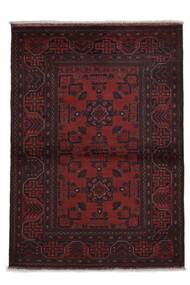  Afghan Khal Mohammadi Covor 104X145 Orientale Lucrat Manual Negru/Dark Red (Lână, )