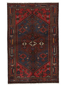  131X205 Hamadan Covor Negru/Dark Red Persia/Iran 