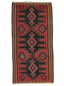  106X209 Chilim Vintage Covor Lucrate De Mână Covor Dark Red/Negru Persia/Iran 