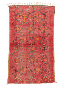  Berber Moroccan - Mid Atlas Vintage Covor 150X260 Modern Lucrat Manual Dark Red/Roşu (Lână, )