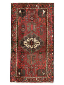  103X191 Hamadan Covor Covor Dark Red/Negru Persia/Iran 