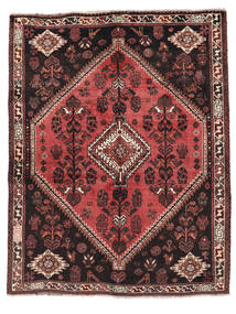  155X201 Shiraz Covor Negru/Dark Red Persia/Iran
 