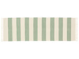 Cotton stripe Covor - Verde mentă